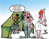 Cartoon - Flu Vaccines